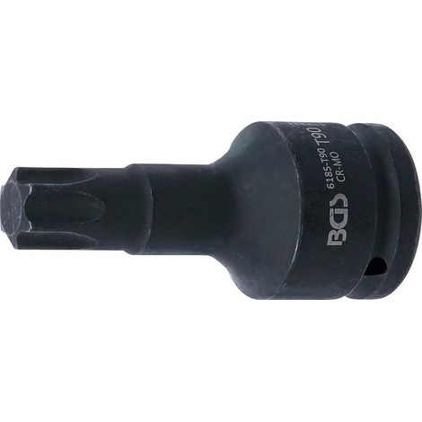 Douille à Embouts à Choc 100 mm - 20 mm (3/4), Profil Torx T90 - Résistante et Précise, Acier - D-Work (1/5)