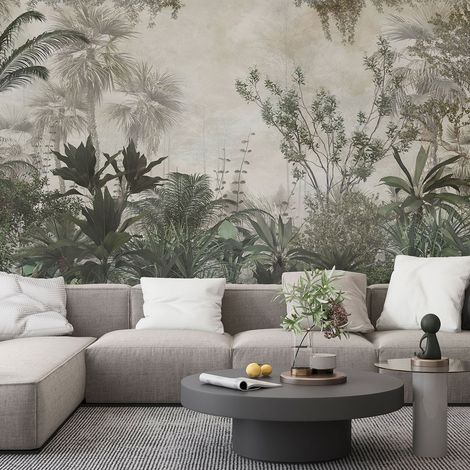 Papier peint panoramique - Forêt tropicale - 130 cm x 74 cm (1/4)