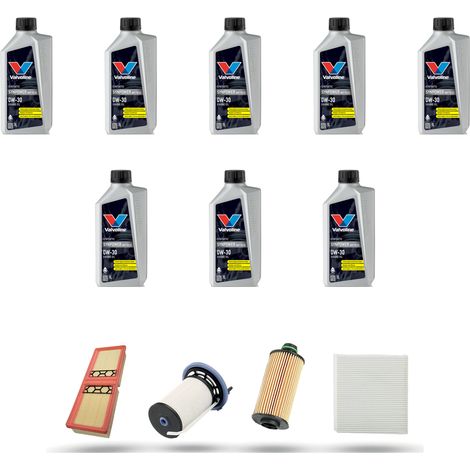 Kit tagliando 4 FILTRI e 8L OLIO compatibile con Alfa Romeo Stelvio (949) 2.2 d 110kw dal 2016 (1/5)