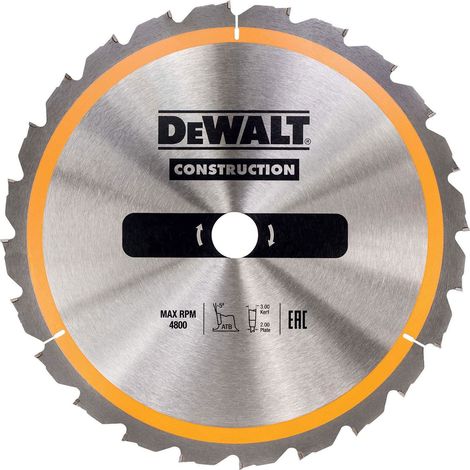 Stationary Construction Circular Saw Blade 250 X 30Mm X 24T