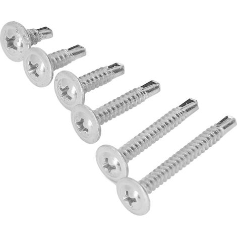 104 vis autoperceuses M4.2 à tête ronde fendue cruciforme en acier au carbone pour appareils ménagers (1/5)