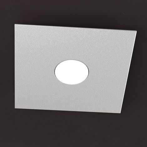 Applique Moderna Eccentric Metallo Grigio 1 Luce Gx53 (1/4)