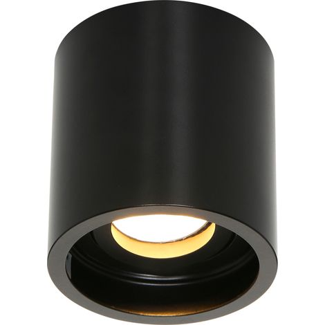 Steinhauer - foco - Pelite spot - negro - plástico metal - Ø 9cm