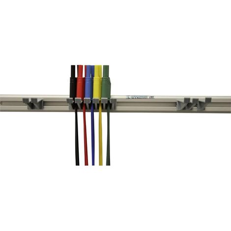 SKS Hirschmann PMS 4 S LMLH cables de medida rojo 1 m