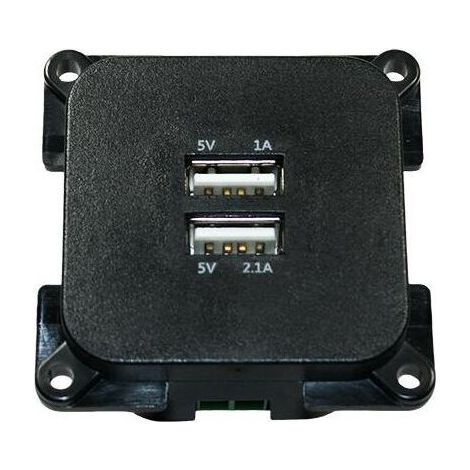 Double prise USB à encastrer (1/2)