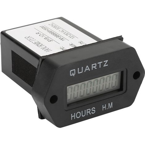 Minuterie électronique industrielle à affichage numérique SYS1DR, compteur de temps cumulatif 100-250 V CA (1/5)