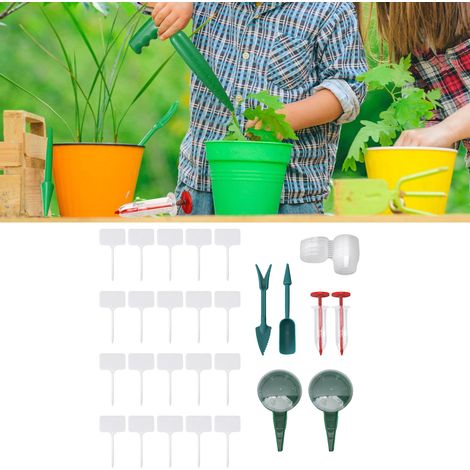Manueller Saatgutspender mit 5 Fächern, tragbar, leicht, Mehrzweckgerät für die schnelle Aussaat im Garten.