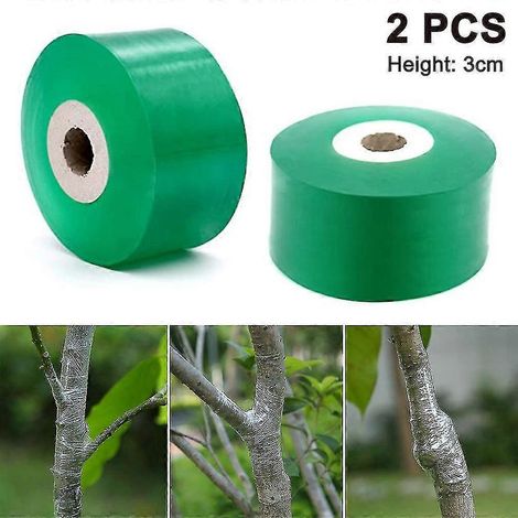2 bandes de greffage, film de greffage compatible avec les jeunes plants d'arbres de pépinière et de jardin (1/5)