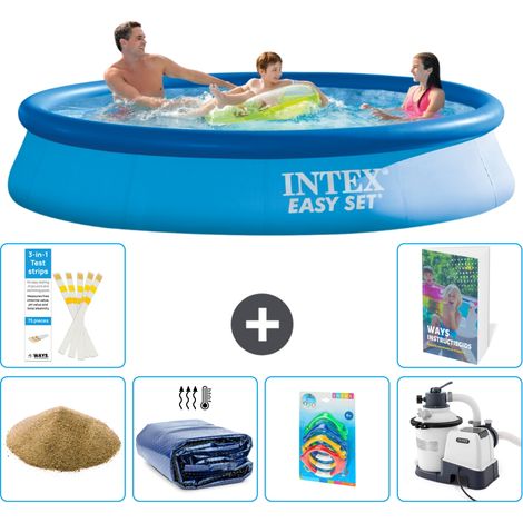 Intex Piscina Easy Set Rotonda - 366x76 cm - 7-pezzi  S36