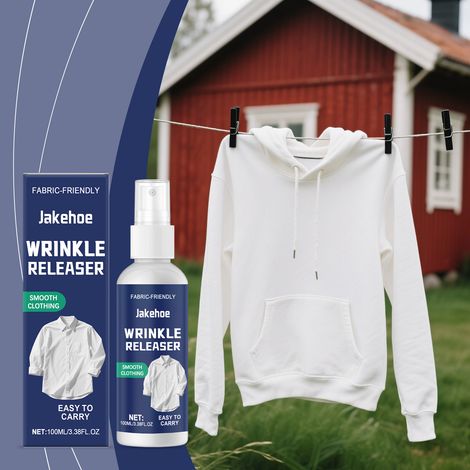 Spray défroissant pour vêtements, sans repassage, lisse et aplatit rapidement différents types de tissus, indispensable pour les voyages d'affaires et de loisirs – 100 ml -- BIEMMEDUE (1/5)