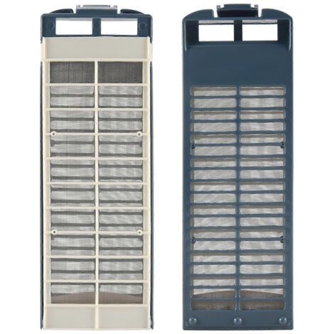 Lot de 2 boîtes de filtration en maille pour lave-linge Samsung, sac filtrant en maille Magic Box DC62-00018A DC97-16513A W