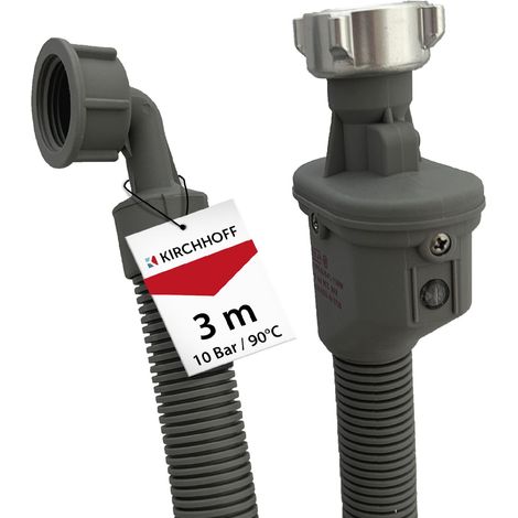 WAS Sicherheits-Zulaufschlauch, 3/4"IG x 3 m x 3/4"IG, 10 Bar / 90°C (1/5)