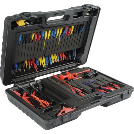 Juego de circuitos de medición, cables de prueba, estuche, 94 piezas