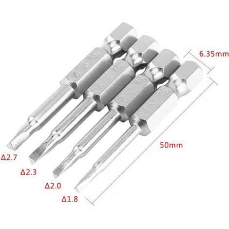 Tournevis Triangle, embout de tournevis électrique Jeu d\'embouts de tournevis, pour aspirateurs (1/4)