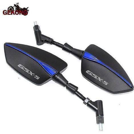 Rétroviseurs latéraux en aluminium CNC pour moto Suzuki GSX-S750, GSX-S750, GSX-S1000, GSX-S1000 (toutes saisons) - Bleu (1/5)