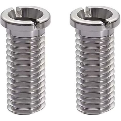 2 Pièces Argent Vis pour Panier D'évier Acier Inoxydable Vis Creuse Vis de Bonde, pour Bonde evier cuisine Lavabo cuisine Accessoires pour évier de cuisine (40mm Argent) (1/4)