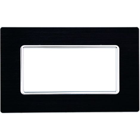 ETTROIT MT86610 6P Aluminiumplatte Bronzefarbe Kompatibel mit Bticino Matix (1/2)