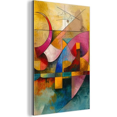 TABLEAU EN MÉTAL Art - Abstrait - Moderne Décoration Chambre 40x60 (1/5)