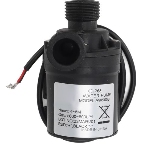 Pompe à eau submersible IP68 étanche, silencieuse et sans fuite, à filetage, 24 V CC, 38 W (1/5)