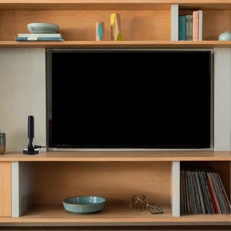 Antenne TV numérique haute définition avec double amplificateur et antenne TV intérieure numérique haute définition DVB-T2 à gain élevé (1/5)