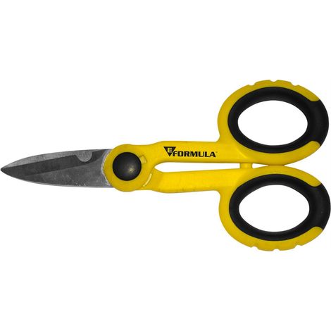 12PZ FORBICI X ELETTRICISTI LAME DIRITTE ACCIAIO INOX (1/2)