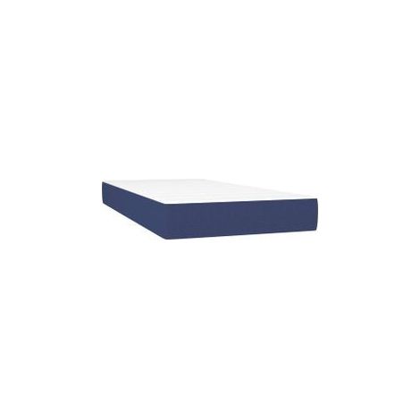 Matelas de lit à ressorts ensachés Bleu 90x190x20 Tissu (1/5)