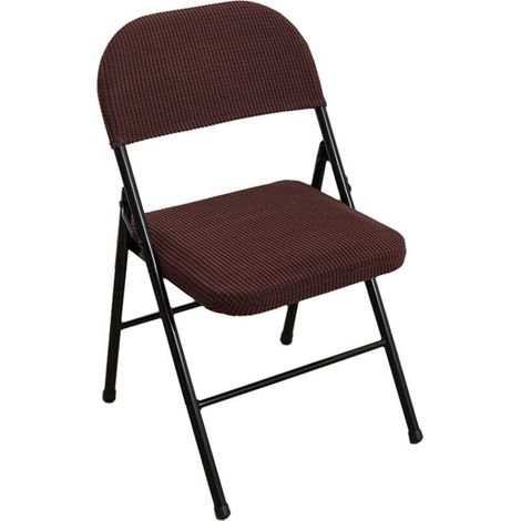 (B)4pcs Housses de Chaise de Salle à Manger, Housse de Protection de Chaise Pliante Extensible Lavable remplaçable, Housse de siège + Housse de Dossier, pour Banquet de Bureau à Domicile (1/4)