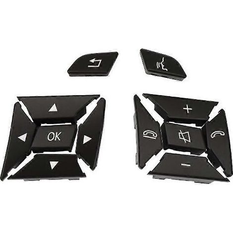 Bouton de commande au volant pour voitures - W204 X204 W212 W156 W246 Classe C E A 2185400162 (bla-AquaForge (1/5)