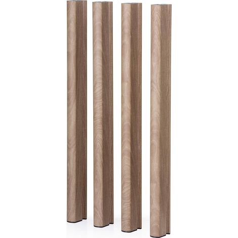 Holzene Aluminiumbeine 62.5 H Mediterraneo