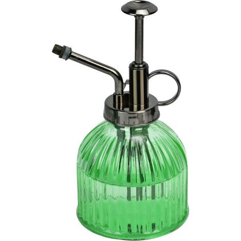 Rétro darrosage Pulvérisateur, Arrosoir en Verre 200 ML pour Plantes, arrosoir en Verre pour terrariums en Pot d'intérieur, pour Intérieur Et Extérieur, Jardin, Fleurs, Plantes D'intérieur, Vert (1/5)