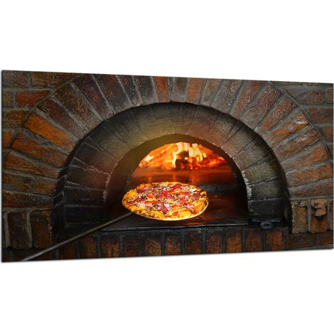PLAQUE DE PROTECTION EN VERRE POUR CUISINIÈRE 90X52 PIZZA (1/5)