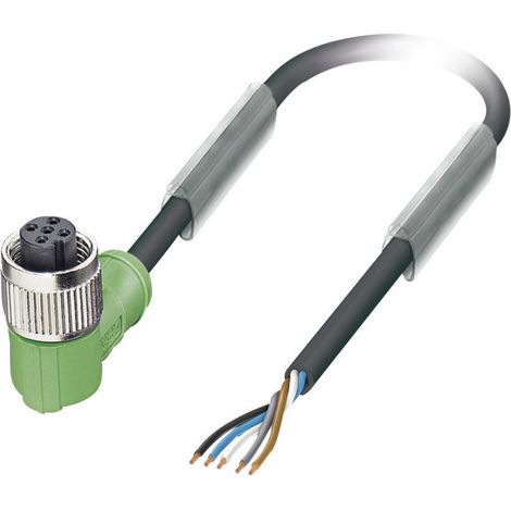 Phoenix Contact 1694541 Sensor-/Aktor-Steckverbinder, konfektioniert M12 Buchse, gewinkelt 10.00 m P