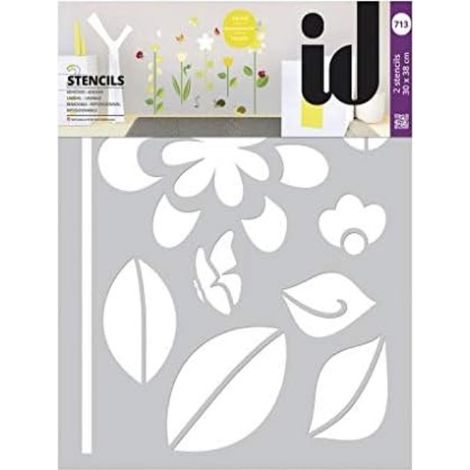 INITIATIVE DECORATION - STENCIL COMPONIBILE INSETTI 30X38CM