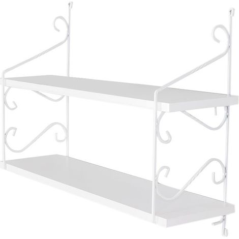 Estante de pared, estante de almacenamiento Shelf Blanco (1/3)