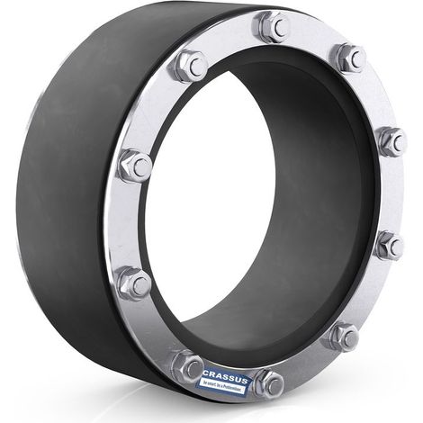 Raccord CR Pressdg. type SD60, DN 70, diamètre extérieur 0-45 mm jusqu'à 5 bar, joint : 60 mm, EPDM / V2A