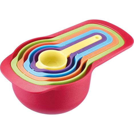 Cuchara Medidora - 7 5 ml 15 ml 60 ml 85 ml 125 ml 250 ml - Para Cocina y Repostería - Juego de 6 Piezas (1/5)