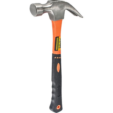 Marteau à griffes double ton, tête en fer intégrée face ronde 0,75mm, arrache-clous, usage chantier (exclusif Mexique, sans échantillon, fabrication sur commande) (1/5)