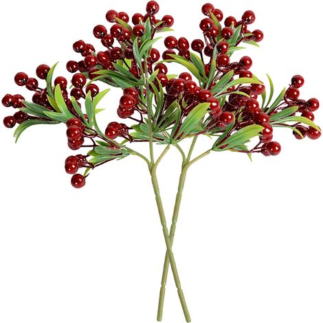 Décoration de Noël rouge - ambiance cosy - touche décorative - facile à manipuler au quotidien - haute qualité garantie (1/5)