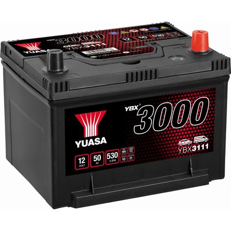 Batterie Yuasa SMF YBX3111 12V 50ah 530A (1/3)