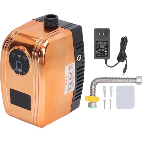 Pompe de surpression d'eau 180W, hauteur de refoulement 22m, protection IP56, régulation automatique, circulation 100-240V, fiche US (1/5)