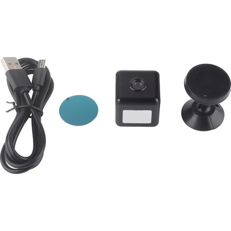 Mini caméra WiFi HD 1080P sans fil, surveillance vidéo de sécurité, détection de mouvement, vision nocturne, caméra de nounou compacte (1/5)