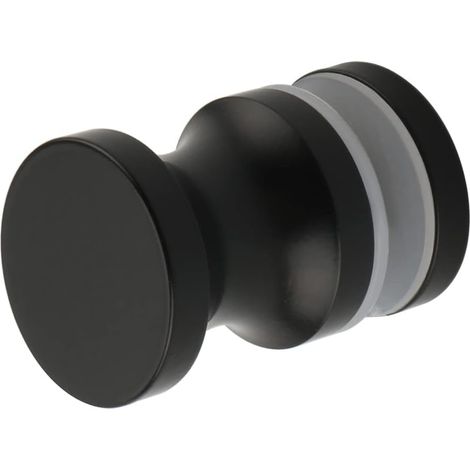 Möbelknöpfe Schwarz, Griffe für Küchenschränke Schrankgriffe Schwarz Edelstahl Schrankknöpfe Küchengriffe Rund Türgriffe 30mm Knauf für Schrank, Möbel, Glastüren, EL9000-B (1/5)