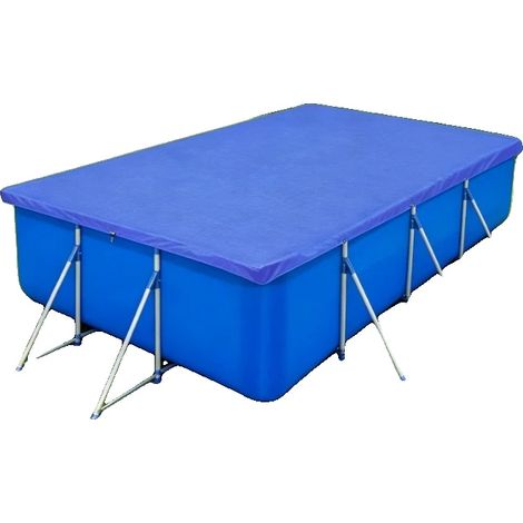 Cubierta para piscina, 100% polietileno, 540x270 cm, 90 g/m², protección contra la suciedad y las hojas, duradera. (1/5)