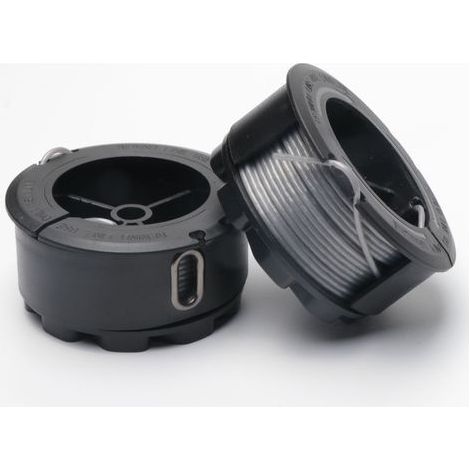 2 pièces Bobine Fil pour BOSCH UniversalGrassCut Coupe Bordure 18 18-26 18-260 F016800570 avec Couverture (1/5)