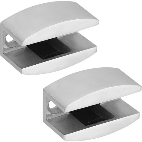 Guides de bas porte en acier inoxydable lot 2 finition brossée chambre (1/5)