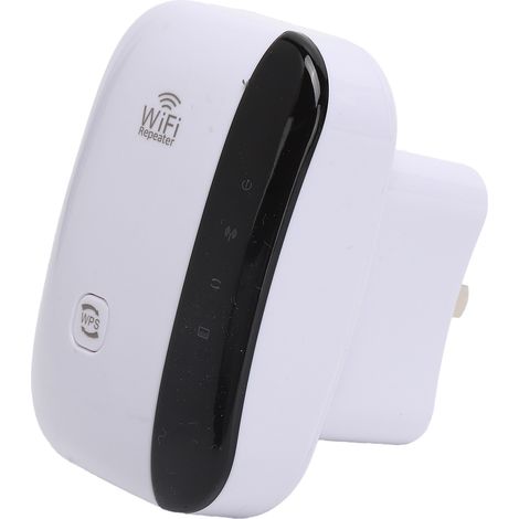 Répéteur/amplificateur de signal WiFi 2,4 GHz, portée 300 m, prise 110-240 V