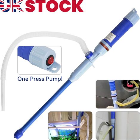 Battery Operated Liquid Transfer Pump - Handheld Electric Syphon Fuel Pump for Diesel, Gas, Water, Oil, and More (1/5)