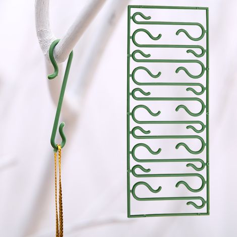 Weihnachtskugelhaken, 10 Stück. Weihnachtsbaumhaken, Christbaumaufhänger, Weihnachtskugelhaken zum Aufhängen von Weihnachtsschmuck. (1/4)