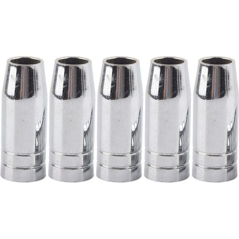 Lot De 5 Buses De Gaz Mig Consommables De Torche De Soudage Mb 15ak Mig Mag Buse De Gaz Conique De 15 Mm Pour Torche De Soudage Binzel Mb 15ak Mig/Mag (1/5)