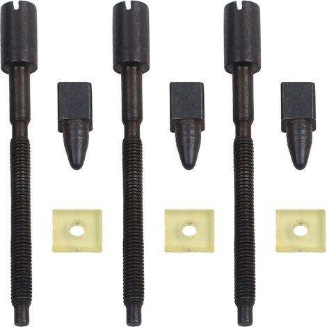 Kit de vis de réglage de chaîne pour tronçonneuses 394 395XP - 3 pièces de rechange pour tendeur de chaîne 503467701 (1/5)